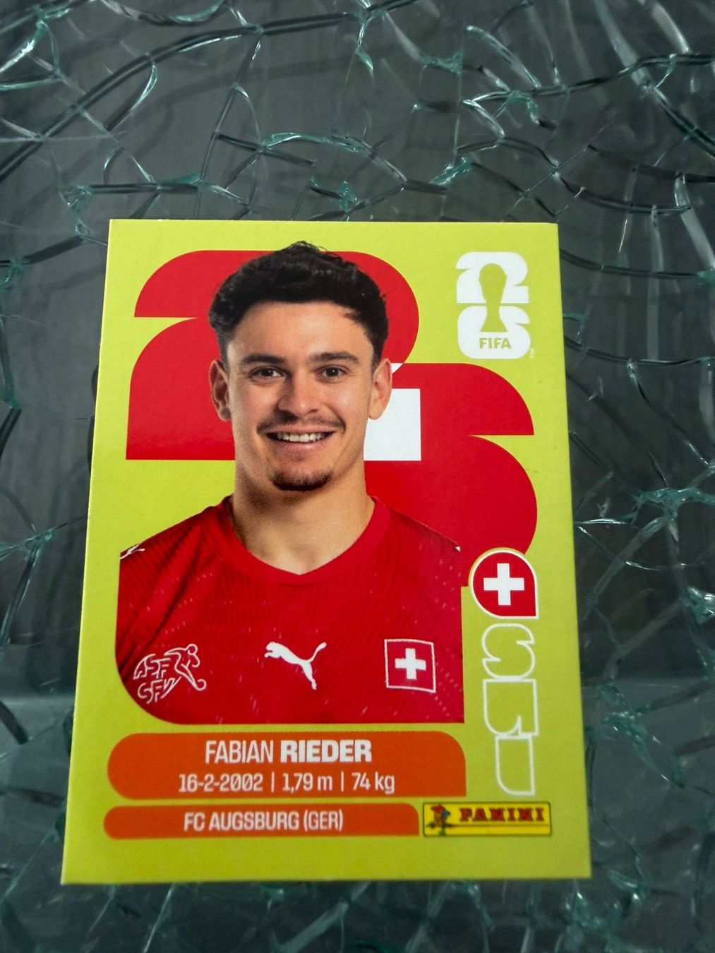 Panini Carte collezionabili: WM 2026 - Panini - Fabian Rieder - SUI 12 – Usato da Pfäffikon ZH venduto da Marcodesi76