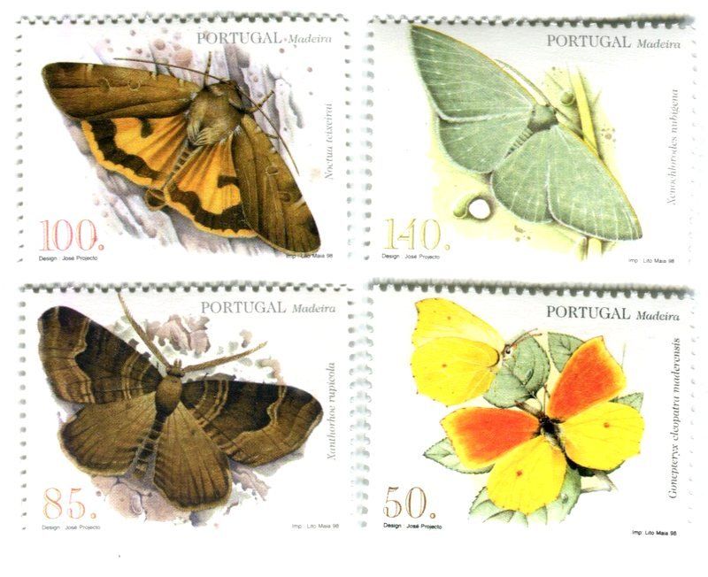 Tous les timbres: Briefmarken "Schmetterlinge". Madeira – Neuf avec emballage d'origine à Basel par Butsch5