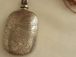 Silber 800 antike Snuff Bottle Europa