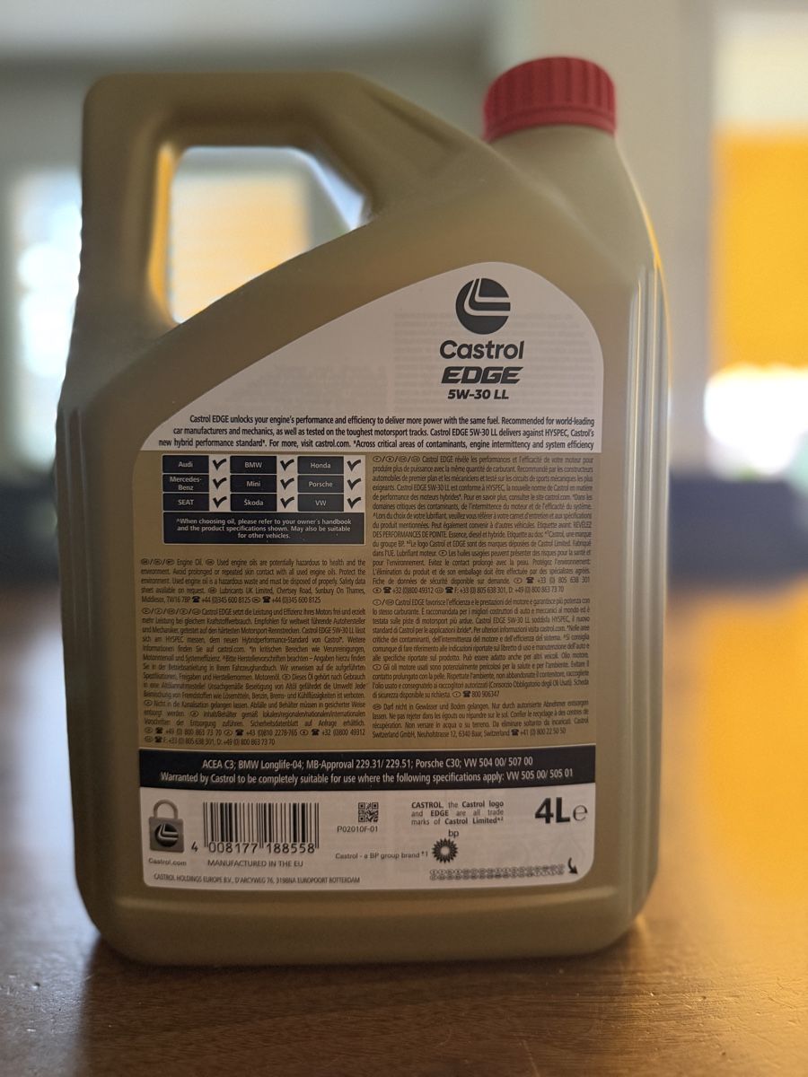 Castrol Oli & Additivi: Castrol EDGE 5W-30 LL - 5 Liter – Nuovo e nell'imballaggio originale da Wetzikon ZH venduto da rradix1 1