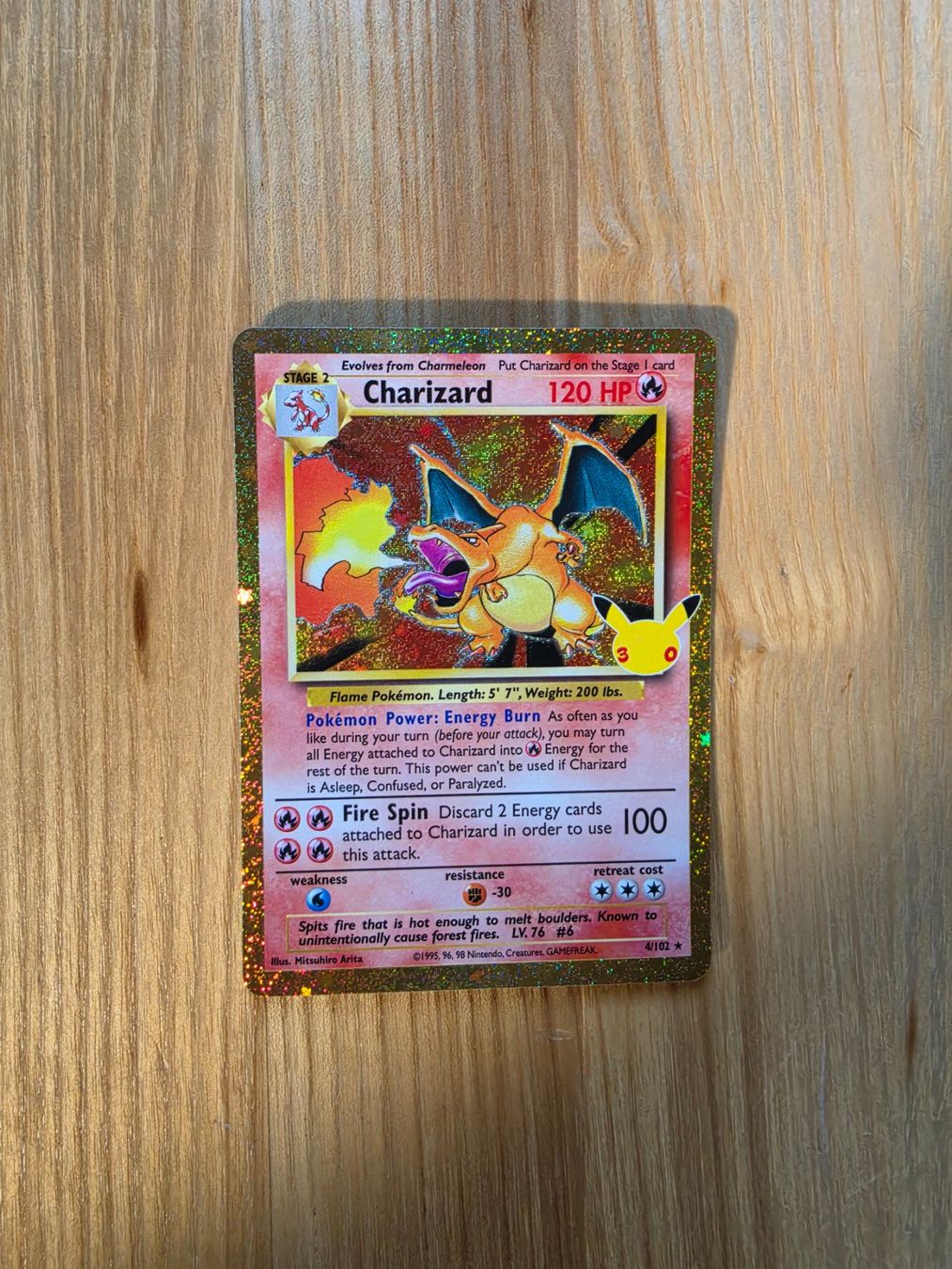 Pokémon Cartes à collectionner: Charizard 30th Celebration 04/102 EN – D'occasion à triesenberg par wisi369