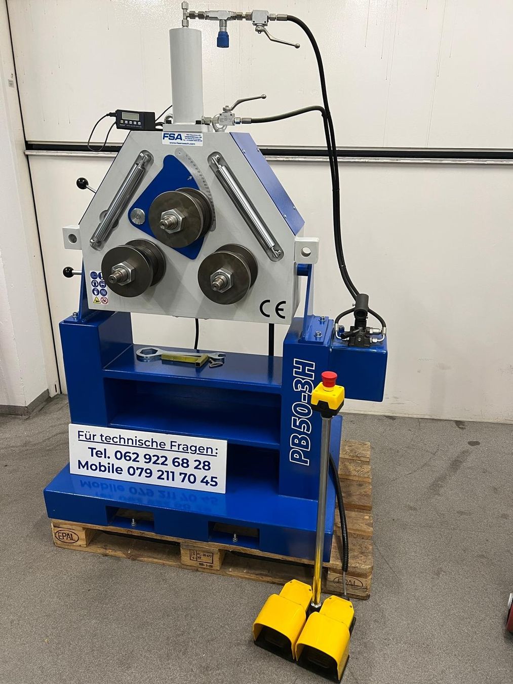 Tutte le macchine: PROFI PH 50-3H / 3-Walzen-Rundbiegemaschine – Nuovo (secondo la descrizione) da Aarwangen venduto da fsa-maschinen