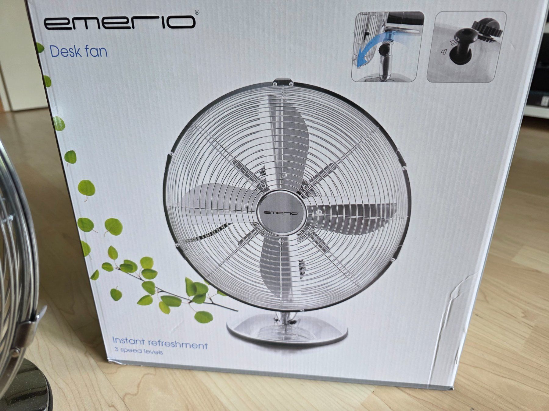 Ventilatoren: Tischventilator emerio Chrom 30cm Durchmesser neuwertig – Gebraucht aus Winterthur von Marcello66 1