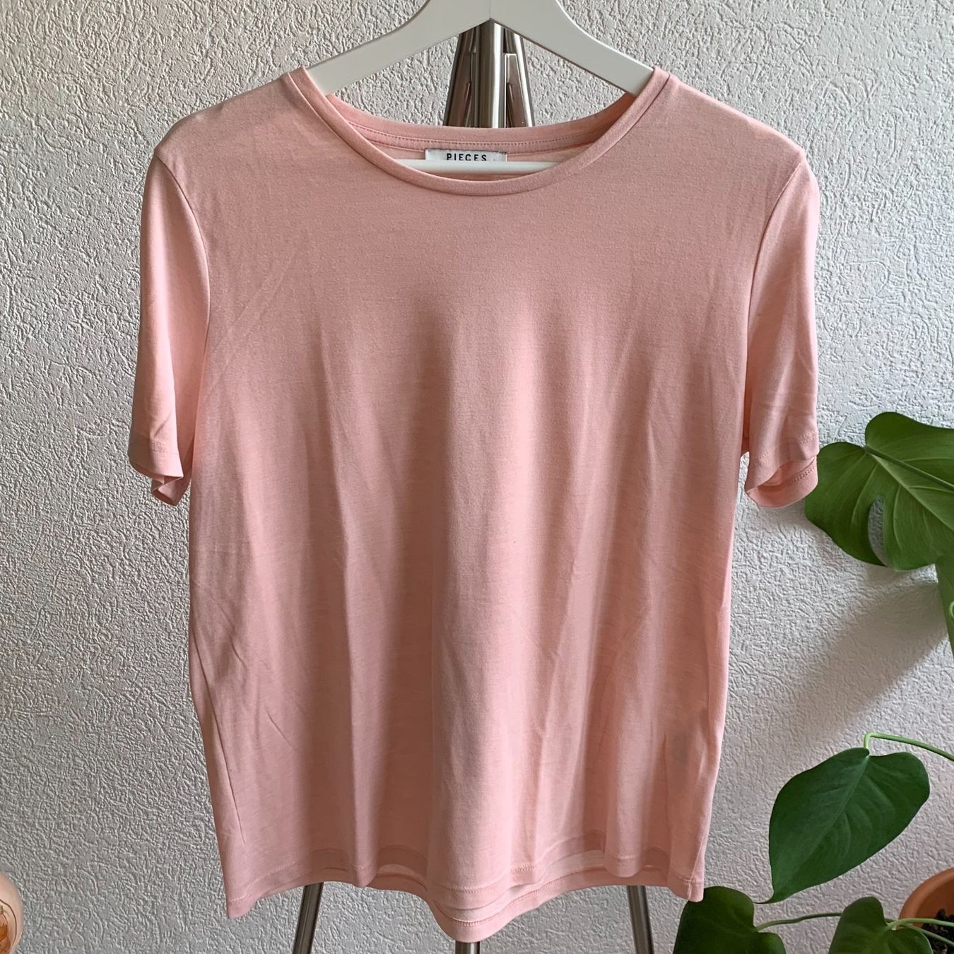 Pieces T-shirt: Babyrosa T-Shirt Gr. L – Usato da Thalwil venduto da san_685y 1