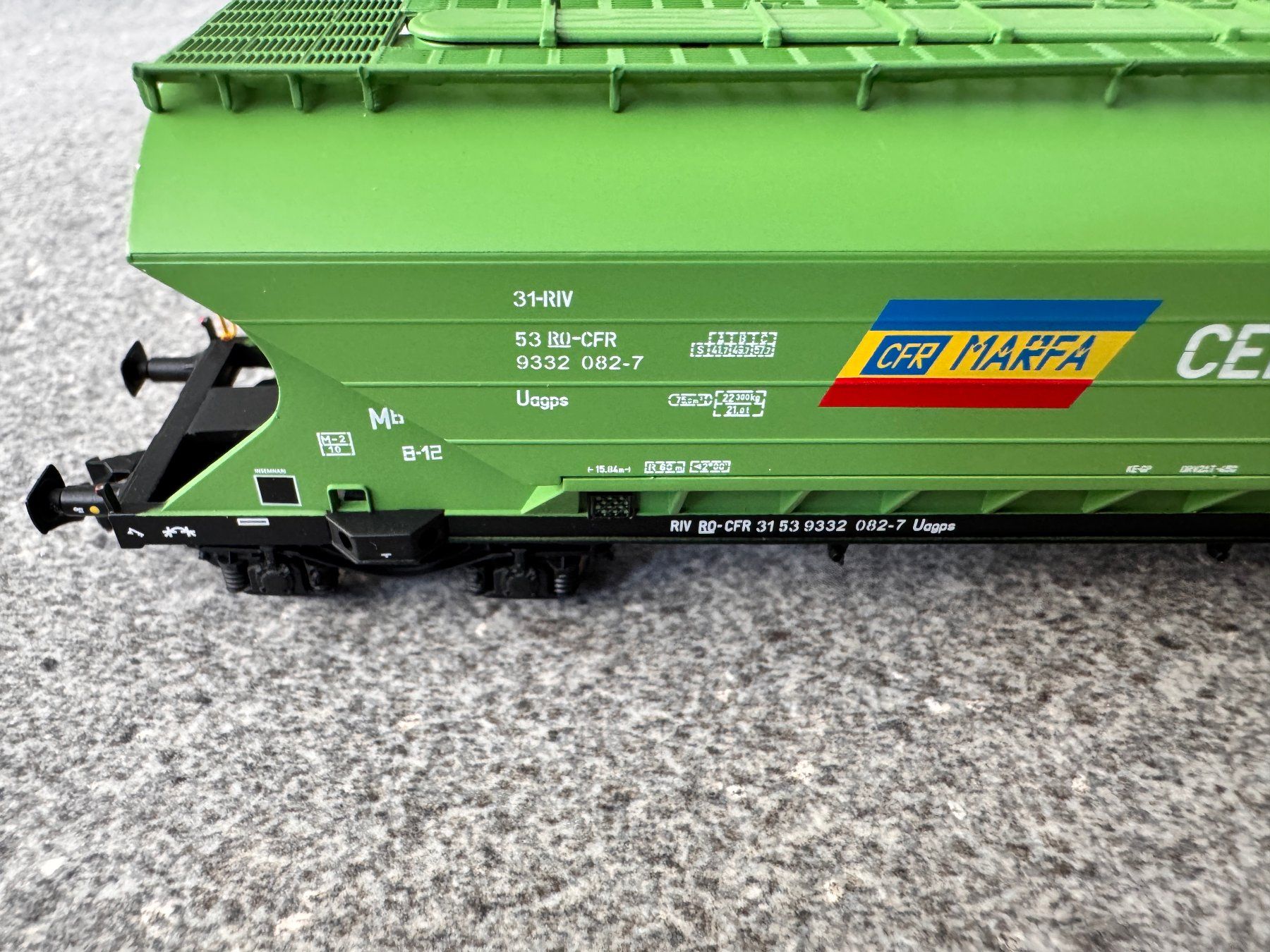 Albert Modell Trains électriques: Albert-Modell 933018 RO-CFR Uagps Getreidewagen – D'occasion à Basel par szbdsfrjs 1