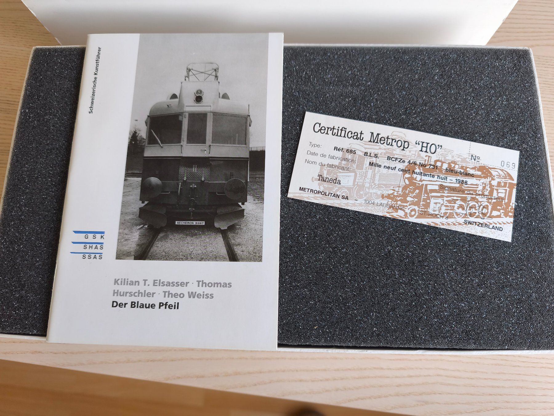 Metropolitan Modelleisenbahnen: METROPOLITAN SA BLS BCFZe No.731 N.o. 69 – Neu (gemäss Beschreibung) aus Rheinfelden von Goggo5 7