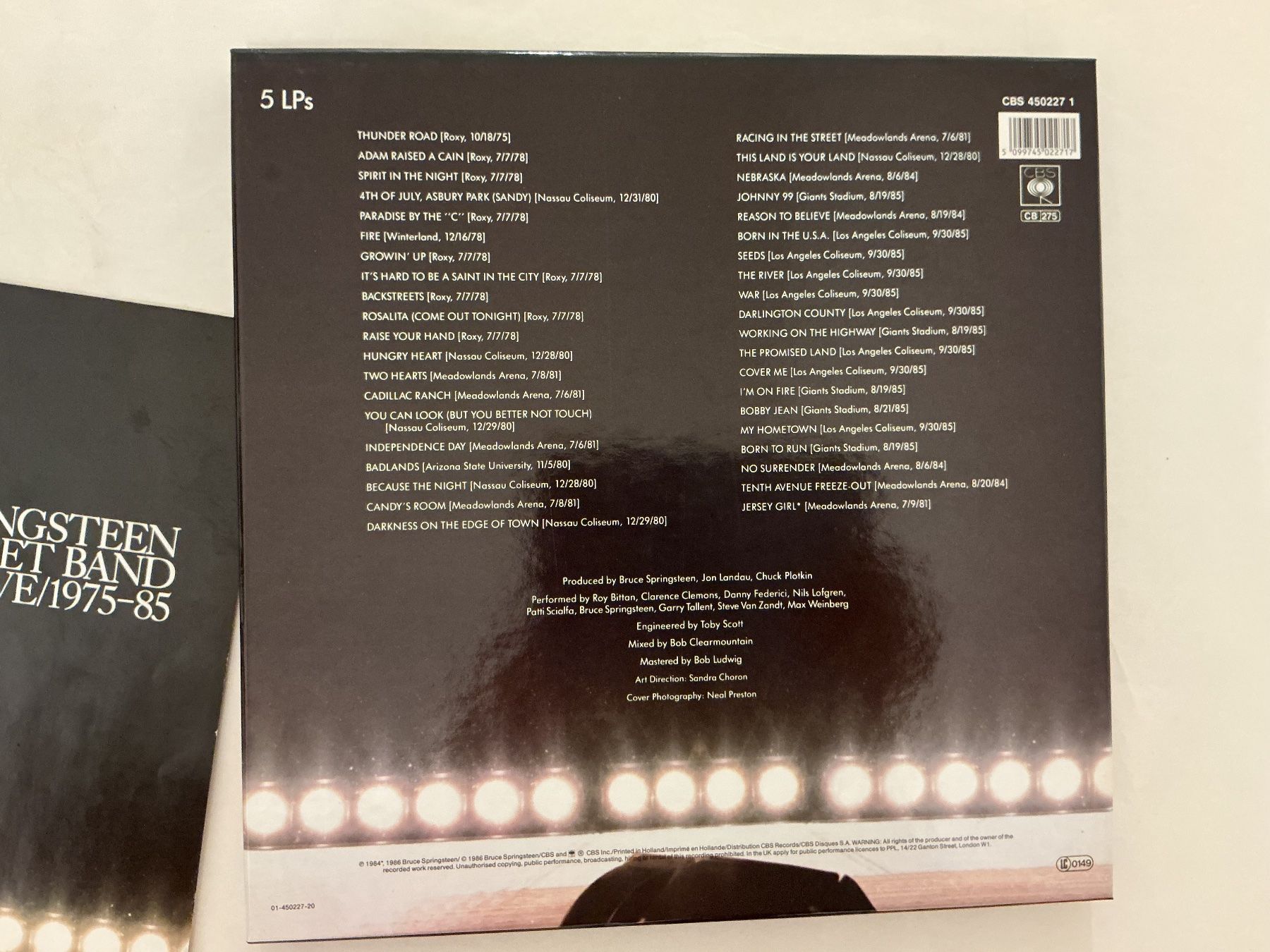 Schallplatten: Bruce Springsteen Live 1975-85  - 5LP Box Set – Gebraucht aus Winterthur von Tumko_7_Vinyl 1