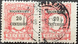 Alte Briefmarke: Mocambique, 20 Centavos