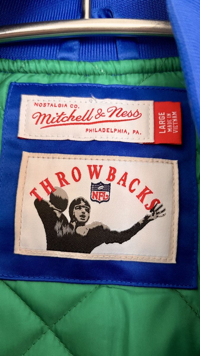 Mitchell & Ness Giacche: NFL Seattle Seahawks Throwback-Jacke – Nuovo (secondo la descrizione) da Ottikon venduto da cyr_l77l 3