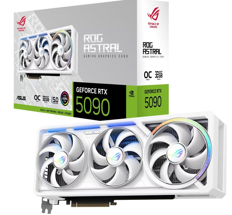 NEU OVP NVIDIA ASUS ROG Astral RTX 5090 White OC Grafikkarte (Neu und ...