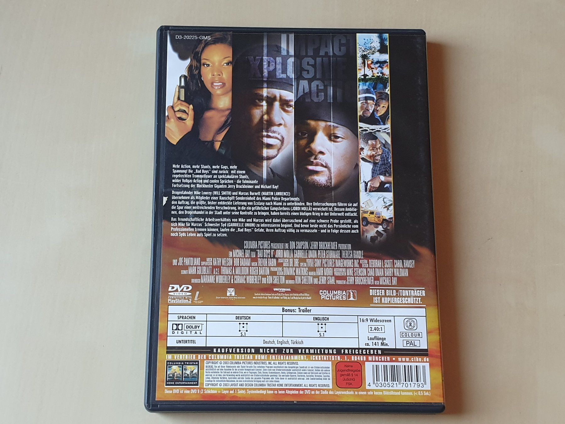 Alle DVDs: Bad Boys II – Gebraucht aus Stansstad von collectorsshop 1