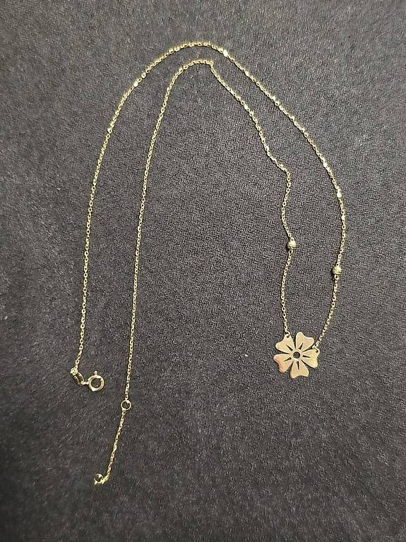 Catenine: Goldkette mit Blume – Usato da Ebikon venduto da len_vv8s 1