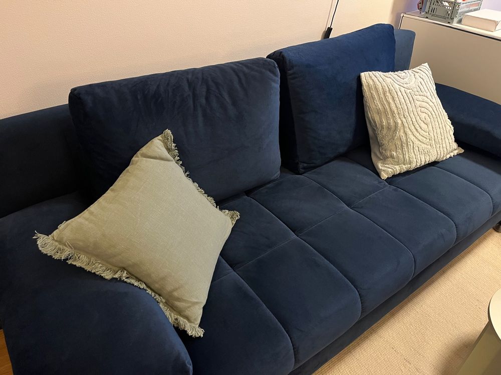 Samt Couch Mit Schlaffunktion
