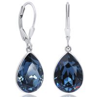 Ohrringe versilbert Primero Crystals 14 mm
