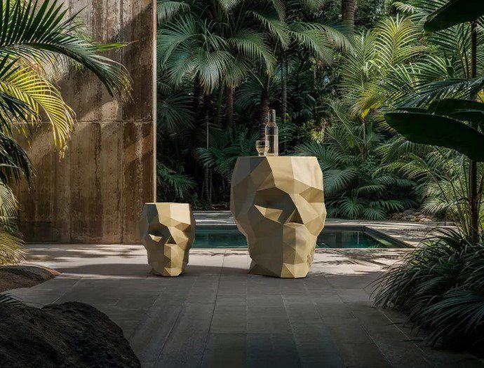 Statuette: Jardinière Skull Vondom H70cm Medium – Nuovo e nell'imballaggio originale da Lausanne venduto da UniDecoCasa 1