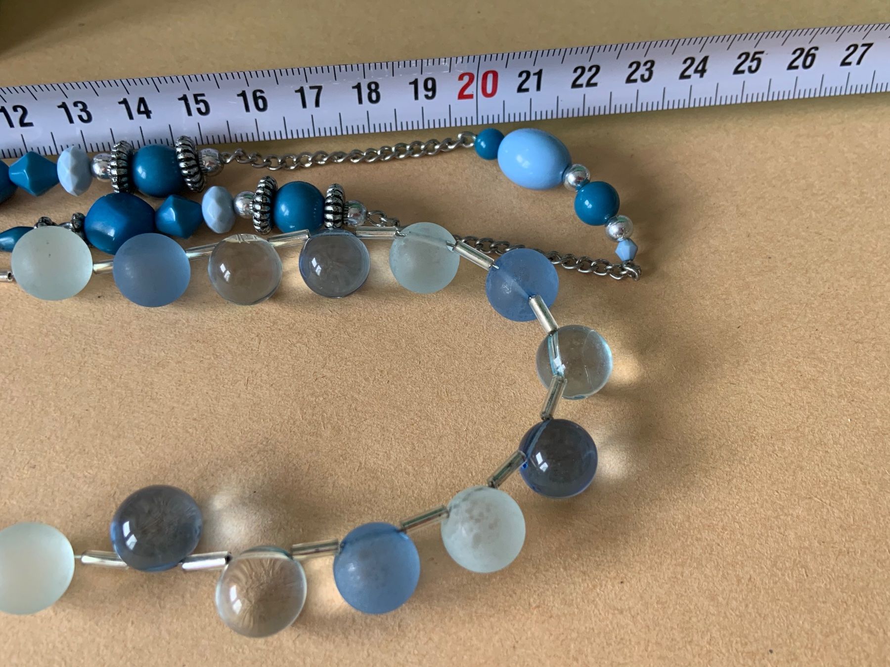 Catenine: 3er Pack Ketten blau SOMMER !!! – Usato da Dittingen venduto da Bijoubelle 2