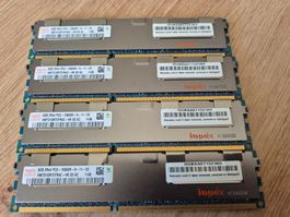 4 x 8GB  2Rx4 PC3-10600R-9-11-E2