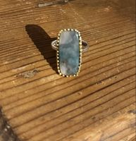Ring mit Moosachat
