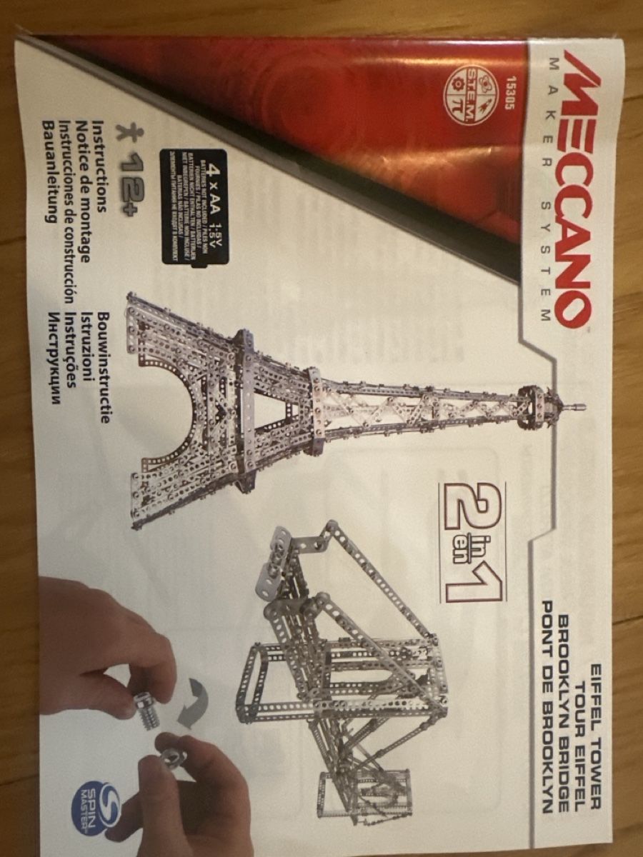 Meccano Kit di costruzioni: Meccano Eiffelturm 2in1 – Usato da Wettswil venduto da ann_cdf7 2