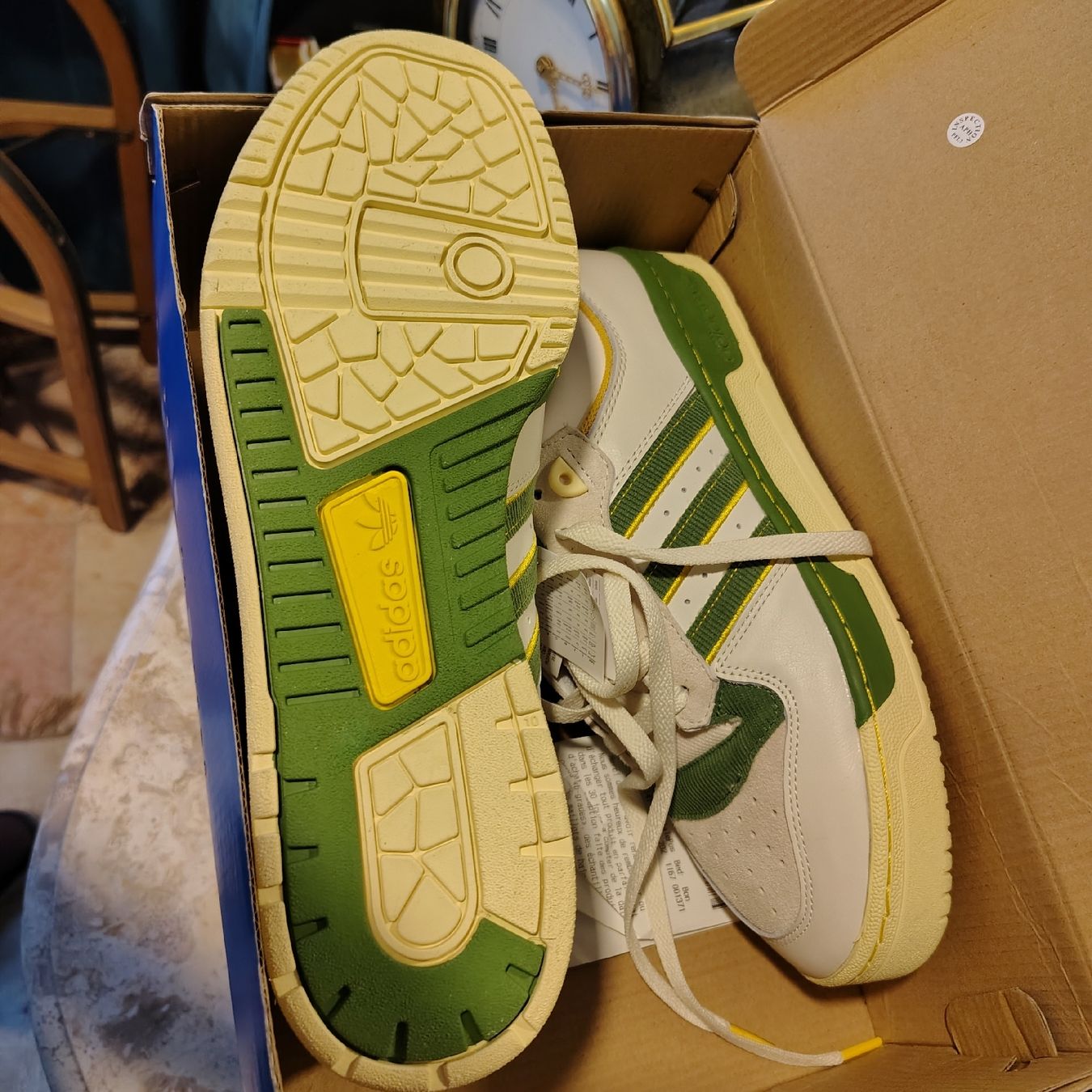 Adidas Herrenschuhe: Adidas Rivalry Low 86 White Green - EU 44 2/3 – Neu und originalverpackt aus Dietikon von aberdeen30 3