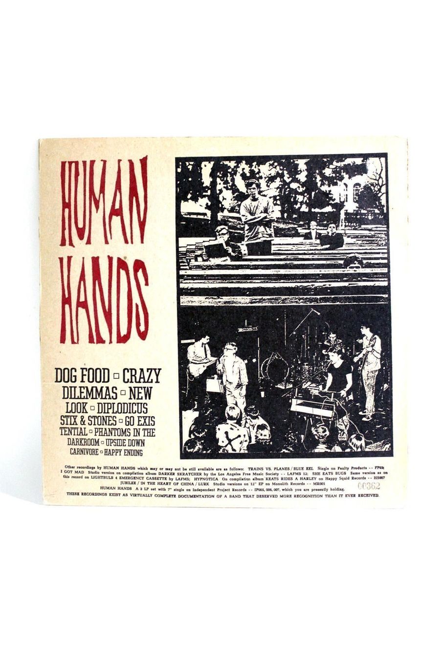 Gants & mitaines : HUMAN HANDS: Human Hands – D'occasion à Bern par vinyl-heaven 1