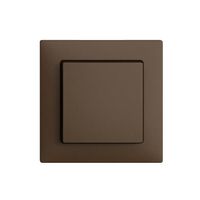 UP Frontset EDIZIOdue coffee für Druckschalter, Feller