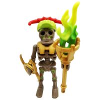 PLAYMOBIL 70752 SAL'AHARI ARMY 12 BLACK SKELETON‪ WITH TORCH