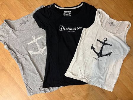 Drei Shirts von DreiMaster Gr. S