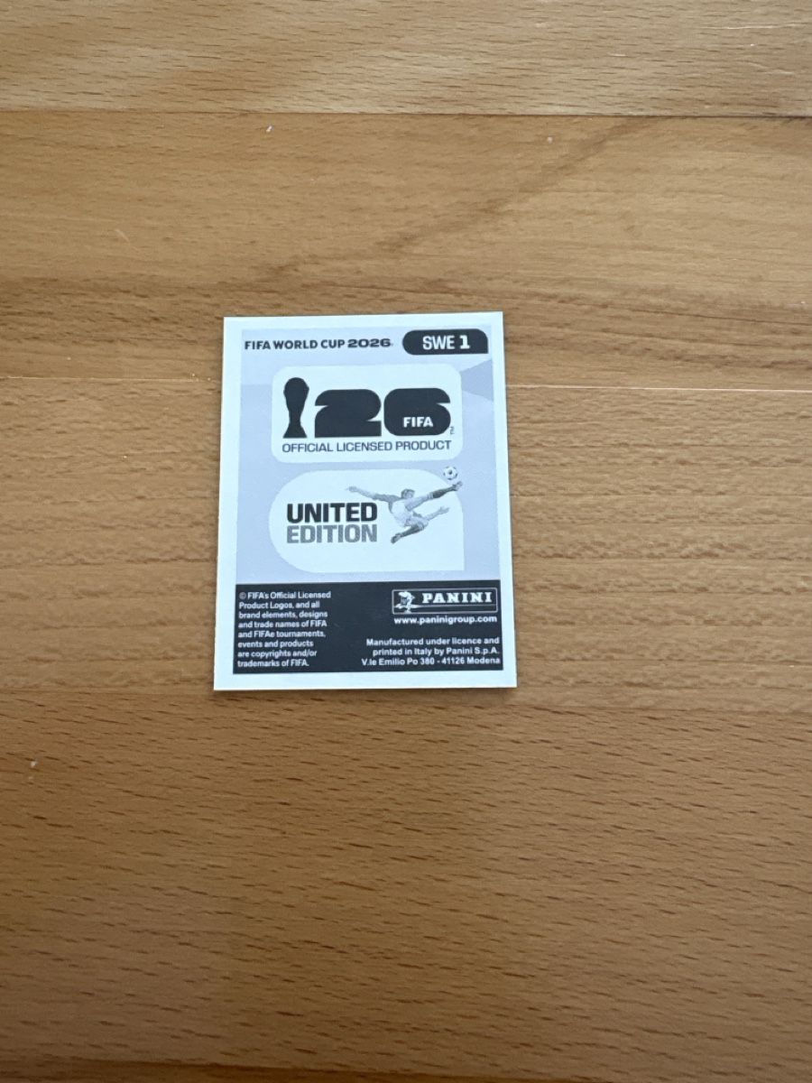 Panini Sammelbilder & Trading cards: Panini FIFA World Cup 2026 Sticker SWE 1  – Neu (gemäss Beschreibung) aus Niederrohrdorf von 92Fischli 1