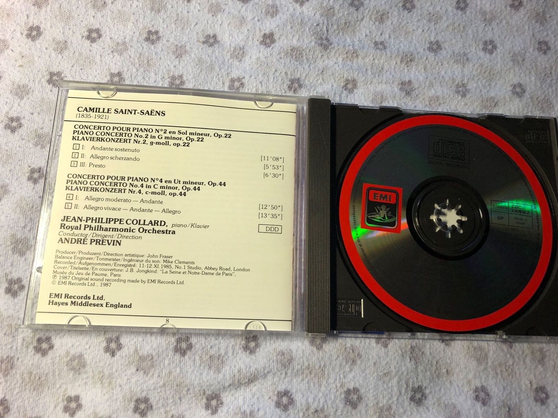 CD: Saint-Saëns Klavierkonzerte Nr. 2 & 4, CD – Usato da Schübelbach venduto da Bemafaja 2