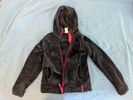 Kinder Fleecejacke Decathlon dunkelblau Grösse 134-140