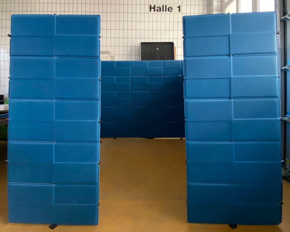 Paraventi: USM Privacy Panels blau – Usato da St. Gallen venduto da MSMoebelhandel 3