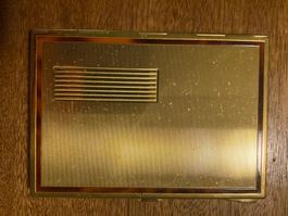 Thorens Zigaretten Etuit in Gold-Schildpat  ""VEDETTE 1938