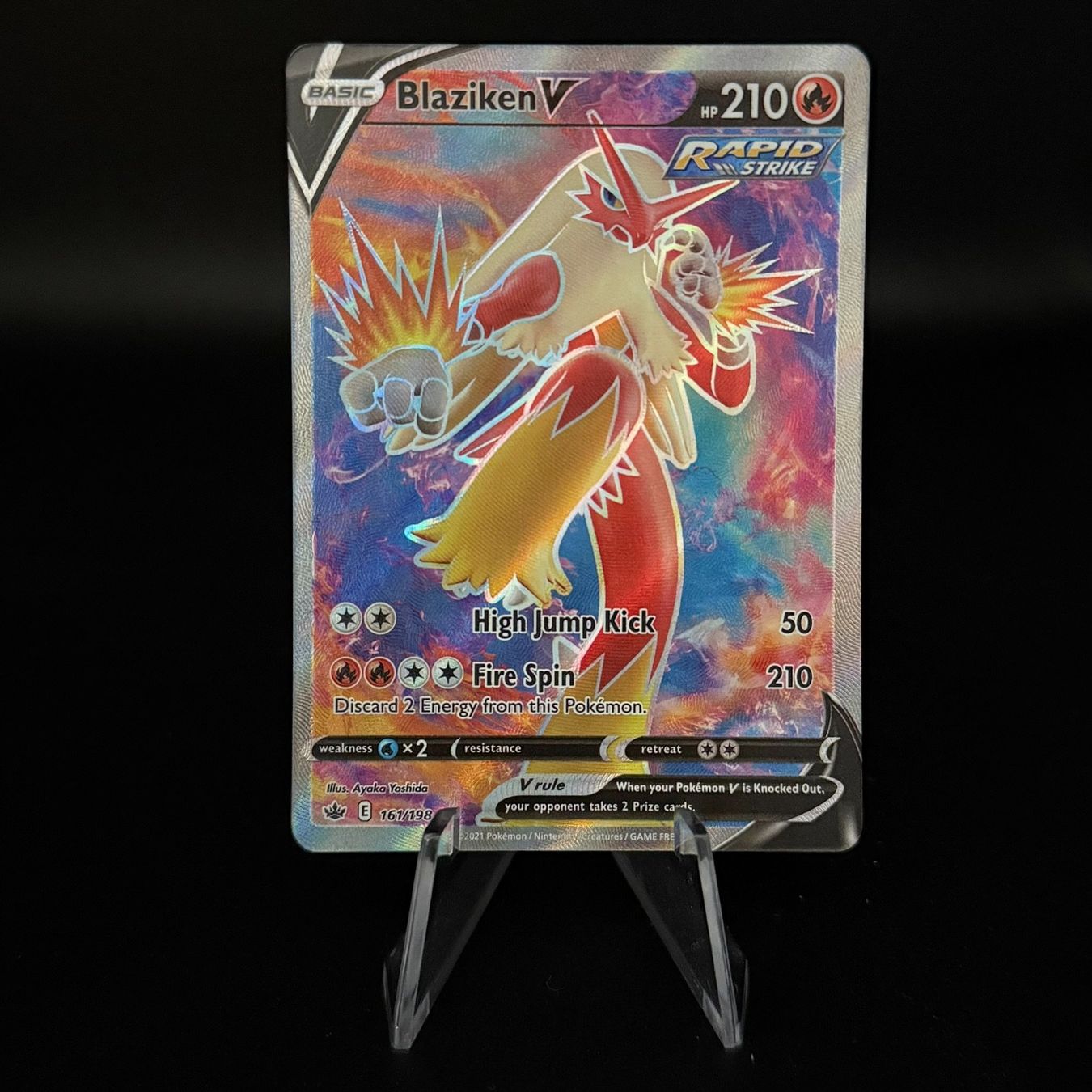 Pokémon TCG Blaziken V Chilling Reign 161/198 Holo Full Art for sale