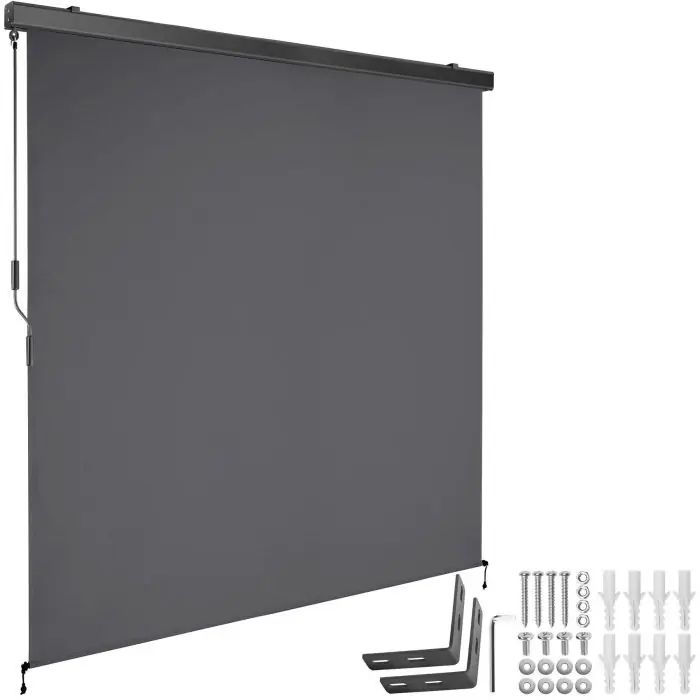 Tende da sole: Store vertical extérieur gris tectake 180x250cm neuf – Nuovo e nell'imballaggio originale da Collombey venduto da lon_m7qd