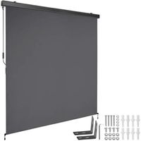 Store vertical extérieur gris tectake 180x250cm neuf
