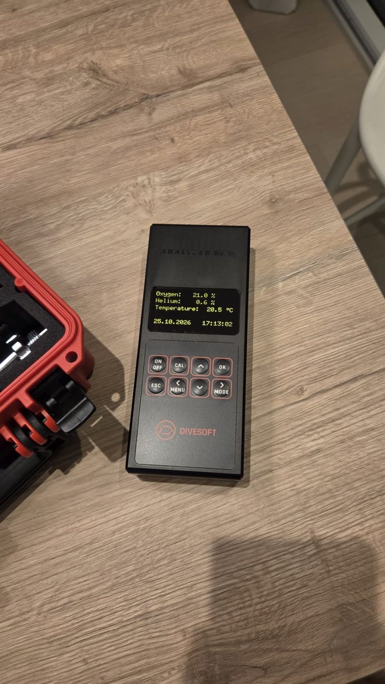 Misurare: Divesoft Analyseur HE/O2 + Limiteur Mk2 – Usato da Vandoeuvres venduto da Pi_ 5