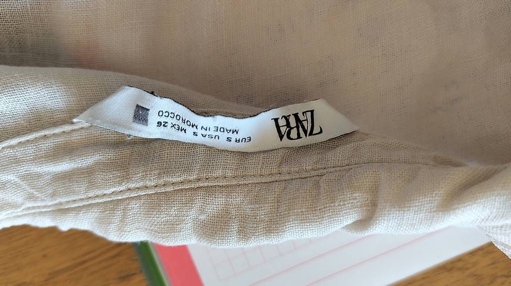 Blusen: Zara Leinenhemd Gr. S – Gebraucht aus Solothurn von Claudiaf11 1