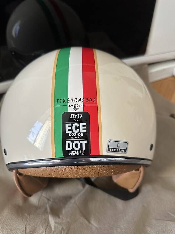 Caschi & visiere: Motorradhelm Offengesicht retro – Usato da Luzern venduto da claiudiu 3