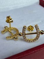 Boucles d'oreille argent avec diamants de moissanite GRA