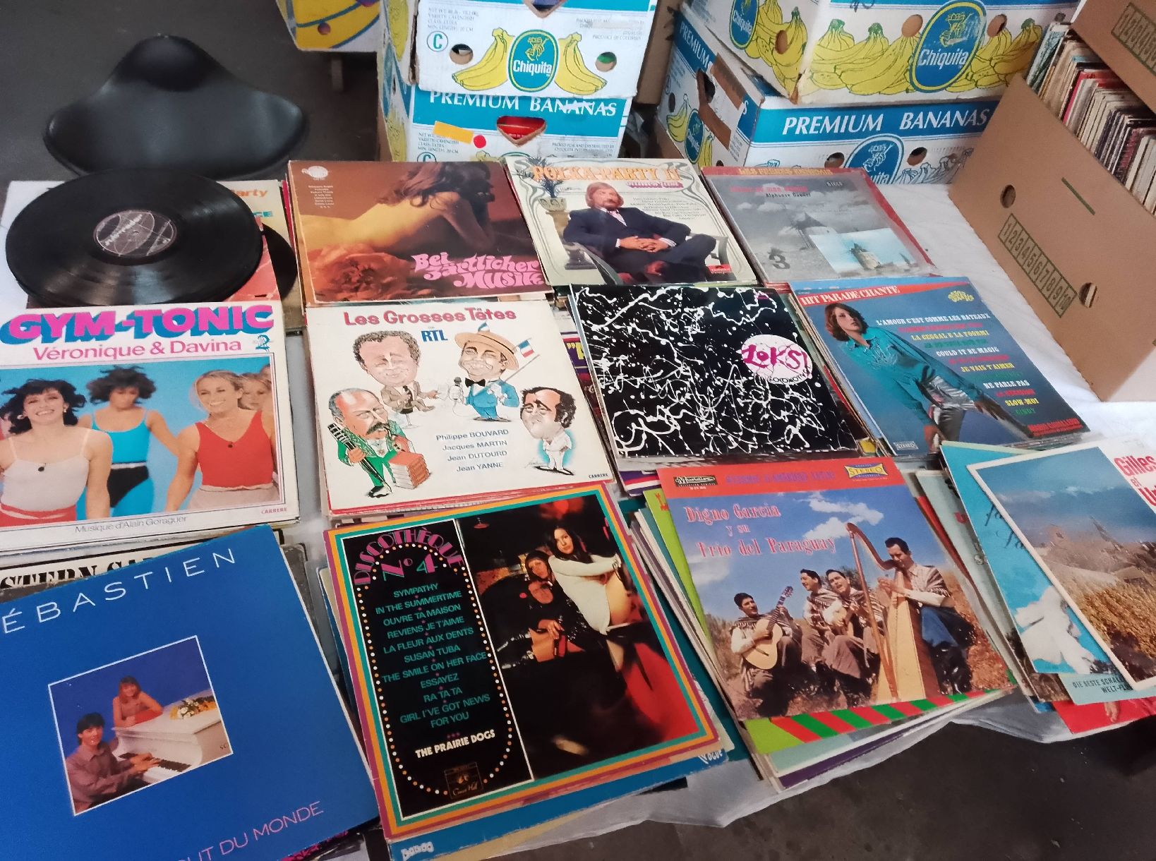 Dischi in vinile: lot de +600 vinyles – Difettoso da saillon venduto da Lamateur 2