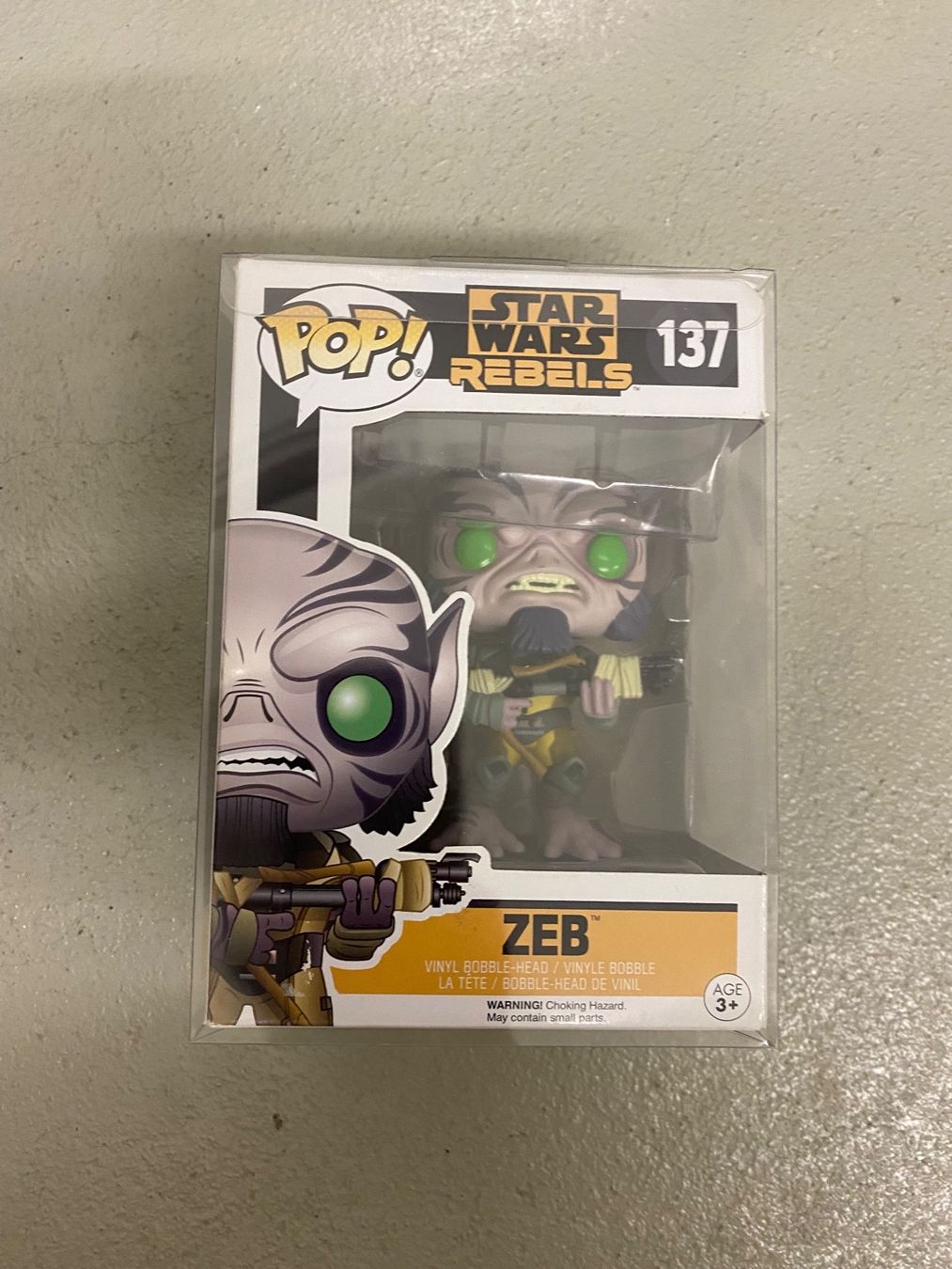 Star Wars Statuette: Funko Pop! Star Wars Zeb Nr. 137 – Usato da Adlikon b.Regensdf venduto da sof_v82f