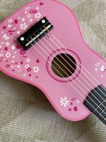 John Crane Pink Kids Guitar - Fun for little ones!