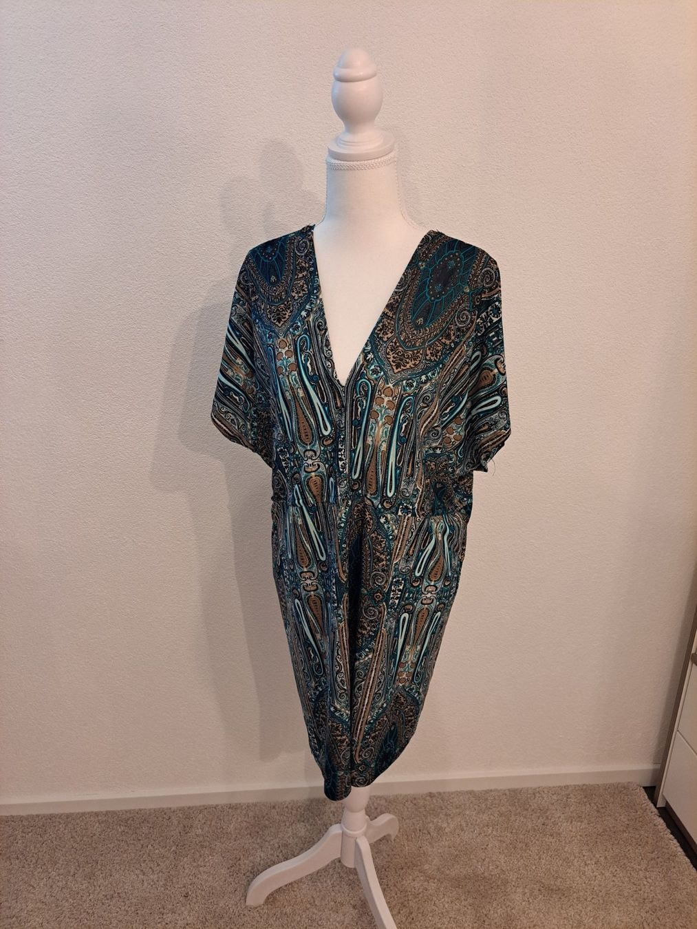 Kleider: Sommerkleid blautöne, Paisleymuster – Gebraucht aus La Neuveville von Vestiaire_2011 1