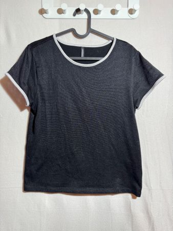 Schwarzes Shirt von Chicoree Gr. XL