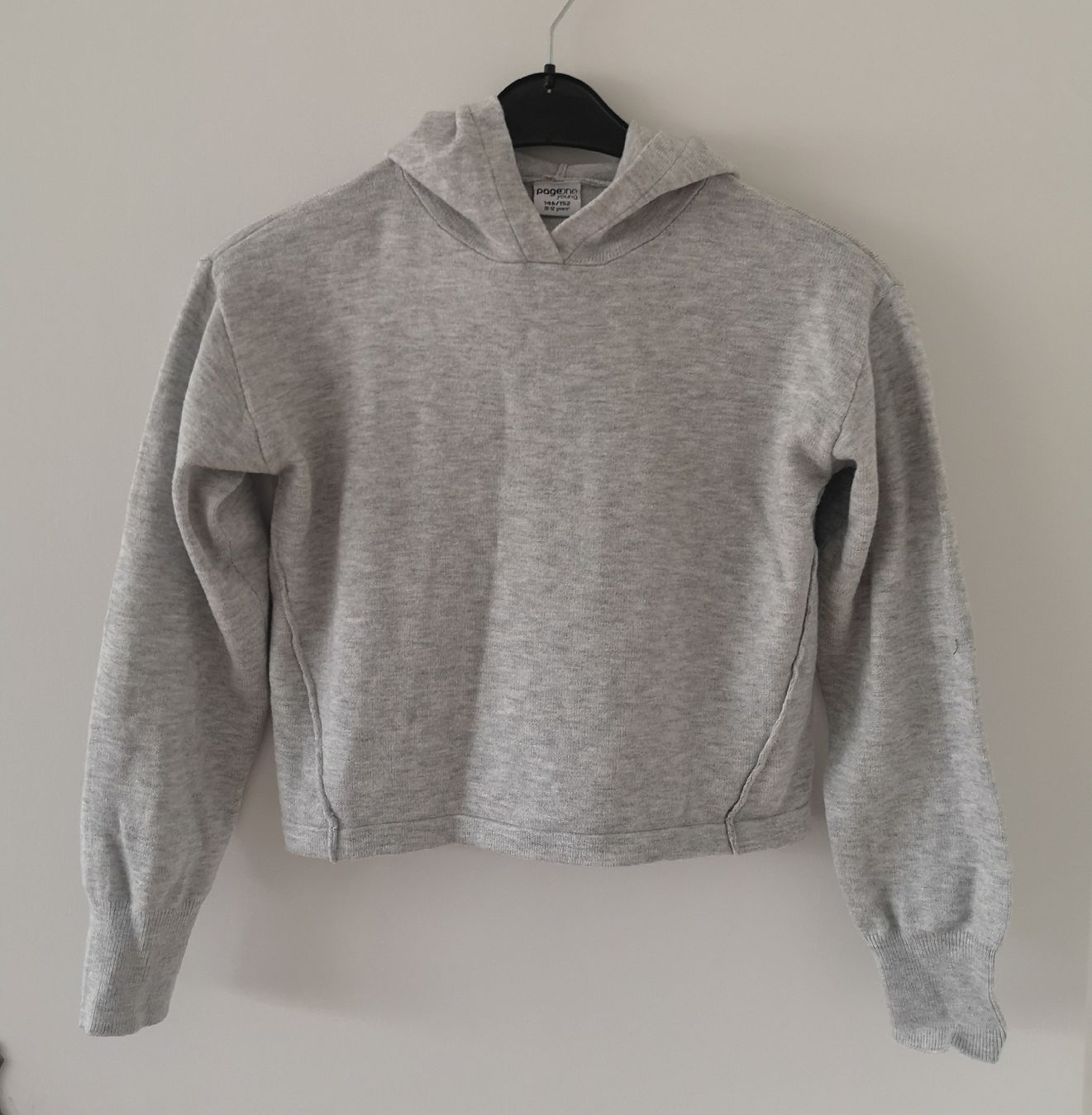 Maglioni & Felpe: grauer Kapuzen-Pulli Gr. 146/152 - Spendenaktion – Nuovo (secondo la descrizione) da Unterkulm venduto da Beljasch 1