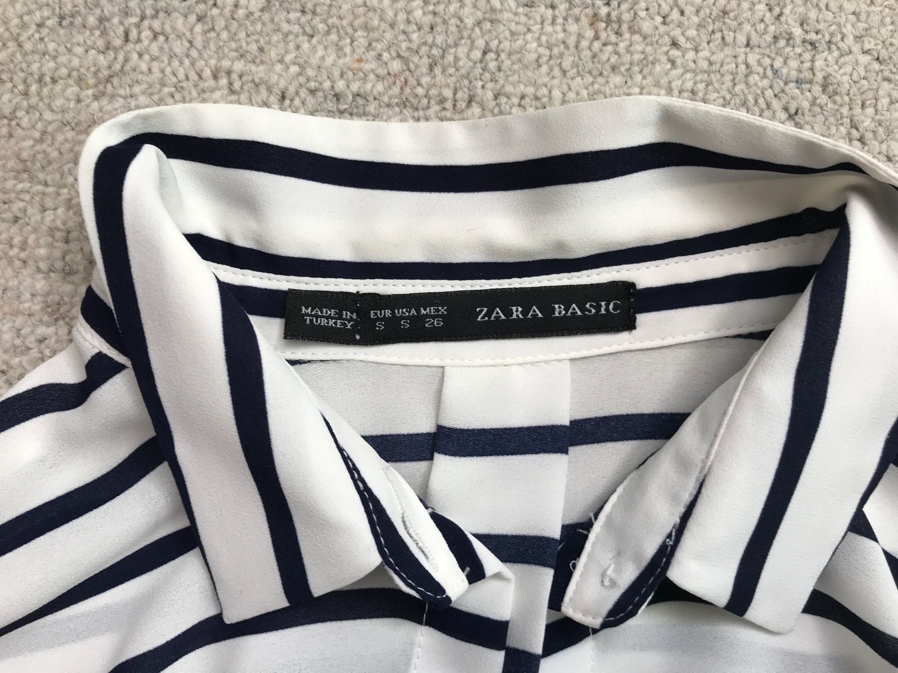 Zara Blusen: Chemise " Zara Basic "S  Hemd – Gebraucht aus Echandens von pepite30 2