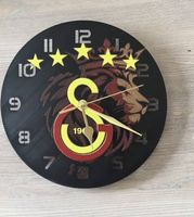  Galatasaray Wanduhr  Handgefertigt 