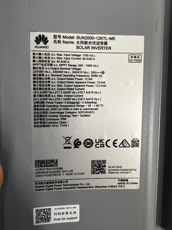 Onduleurs: Wechselrichter Huawei SUN2000-12KTL-M5 – D'occasion à Oberwil b. Büren par vadi87 2