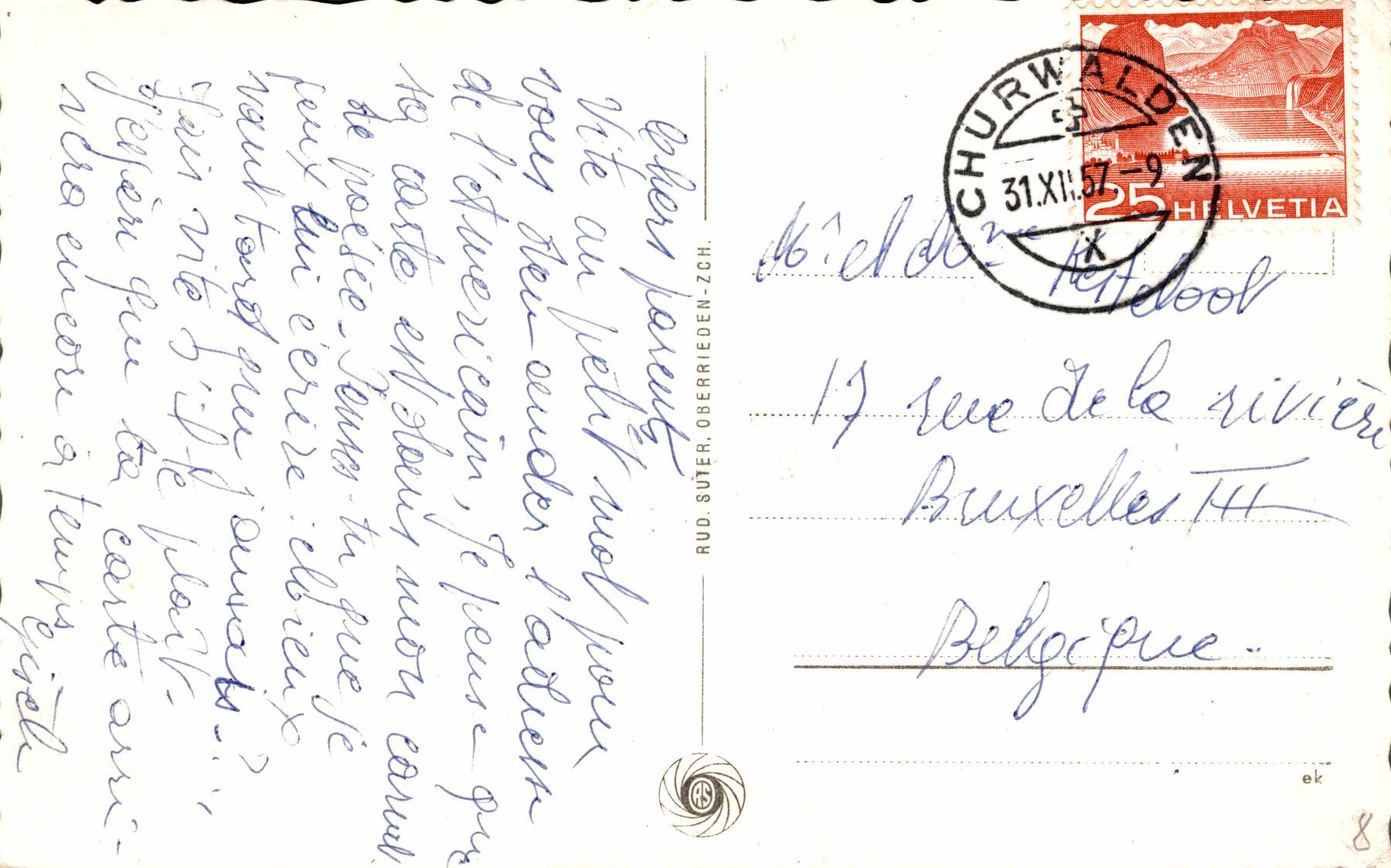 Cartoline postali: Chur – Usato da Bronschhofen venduto da Astore 1